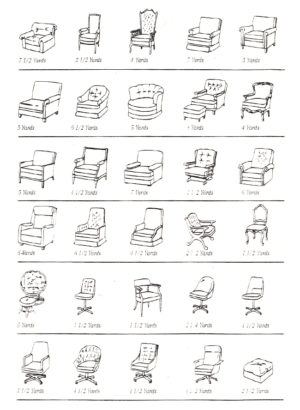 How Much Fabric Do I Need For A Chair? View Fabriccityinc.com's Charts