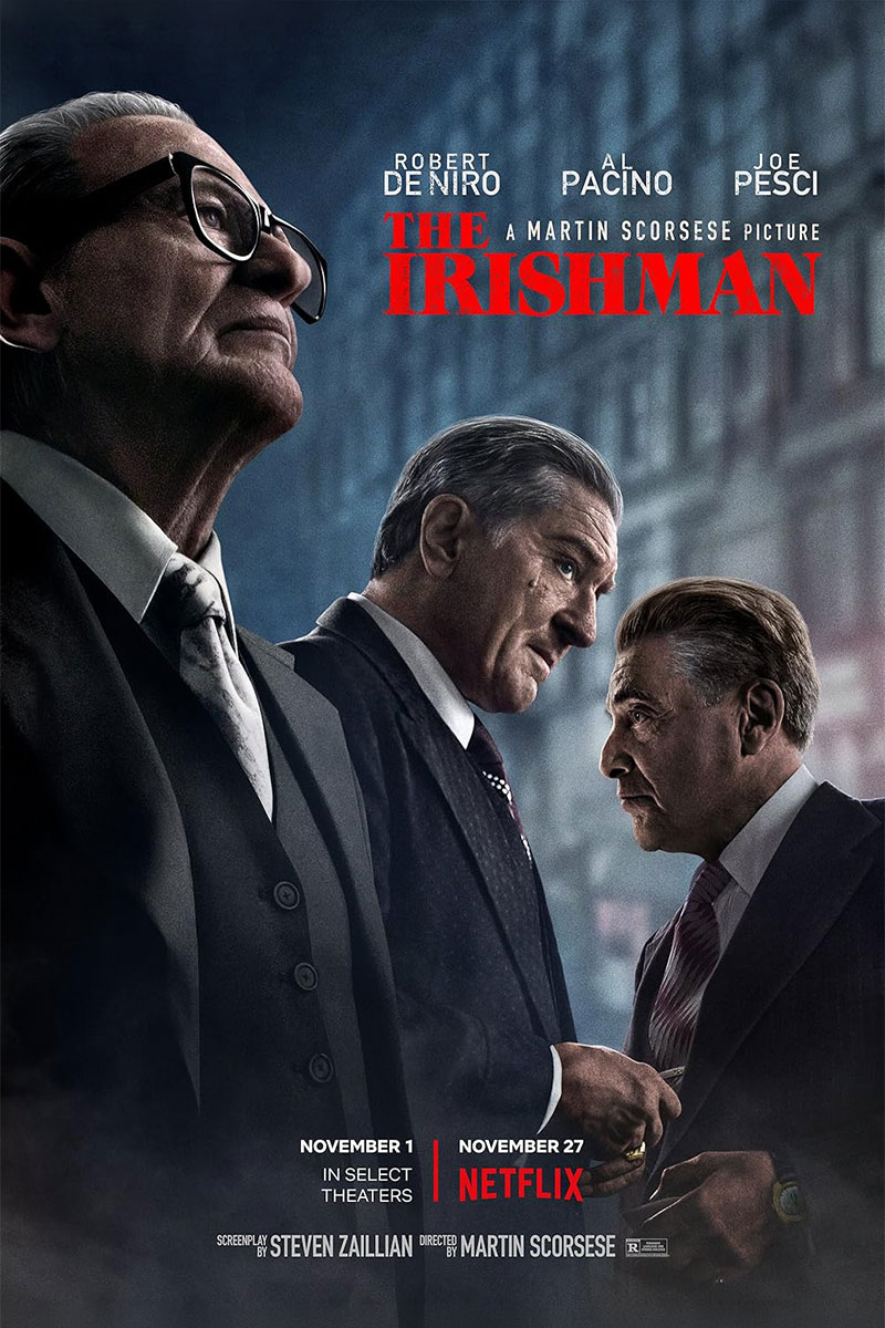 Promotional artwork for Martin Scorsese’s film The Irishman
